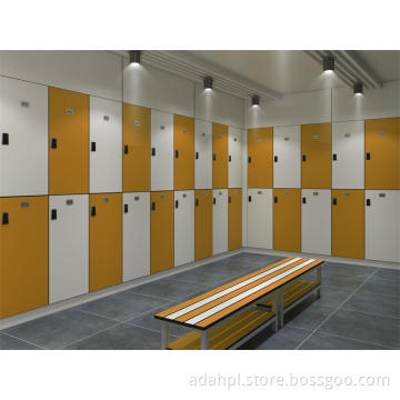 The lowest price waterproof hpl swimming pool lockers